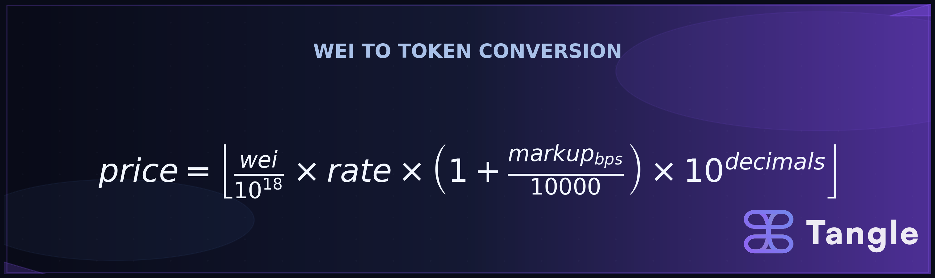 Wei Conversion Formula