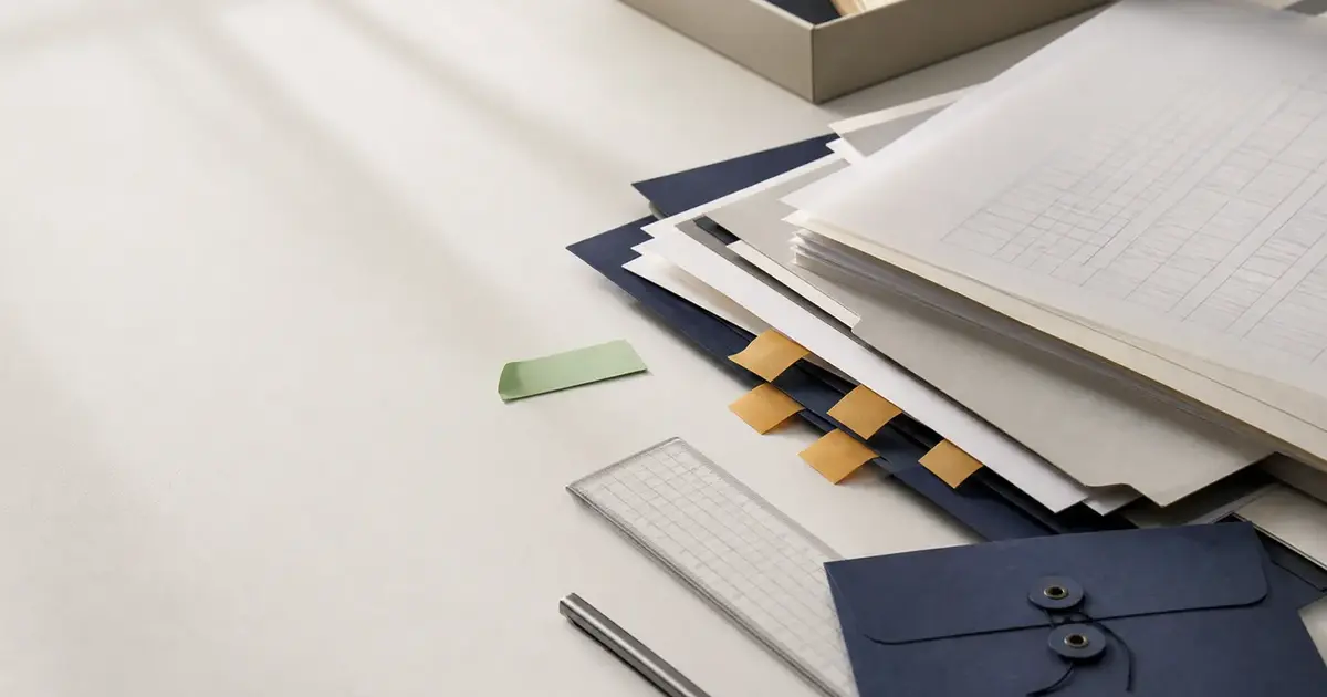 An editorial still life about preparing a complex tax return with software